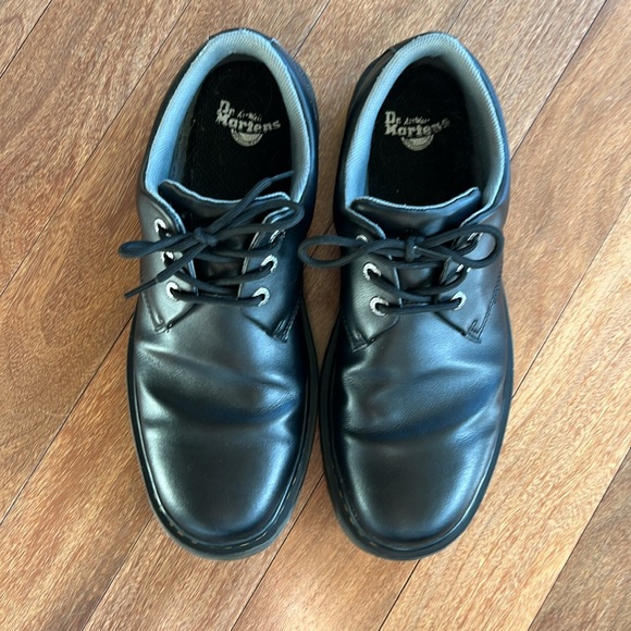 Dr Martens Black Leather Oxfords men's us 12 - Picture 3 of 5